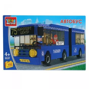 Конструктор Город мастеров Автобус с гармошкой (155 деталей)