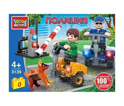 Конструктор Город мастеров полицейский патруль на сигвее (78 деталей)