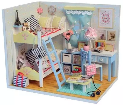 Конструктор Hobby Day интерьерный Комната девчонок (93 детали)