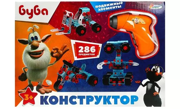 Конструктор Играем вместе Буба (286 деталей)