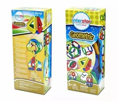 Конструктор Interstar Геометрия (30 деталей)