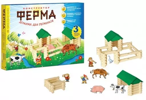 Конструктор Эра Домик для гномика Ферма