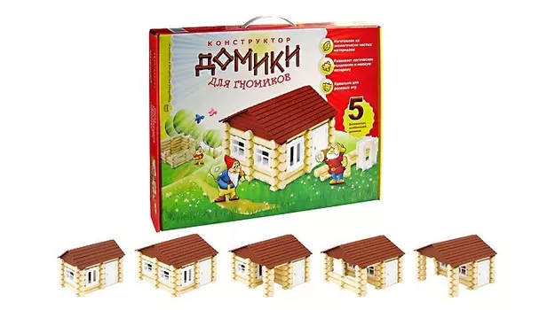 Конструктор Эра Домики для Гномиков (5 комбинаций)