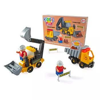 Конструктор KiddiePlay Самосвал и Трактор