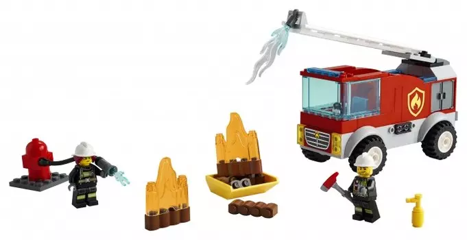 Конструктор Lego City 60280 Лего Город Пожарная машина с лестницей