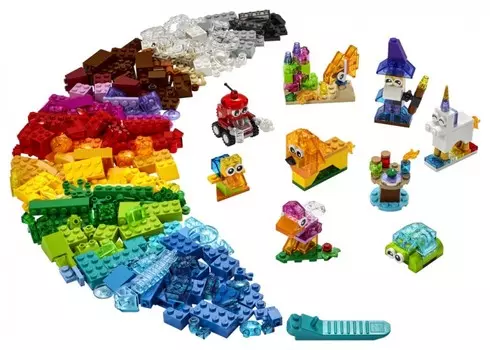 Конструктор Lego Classic Прозрачные кубики