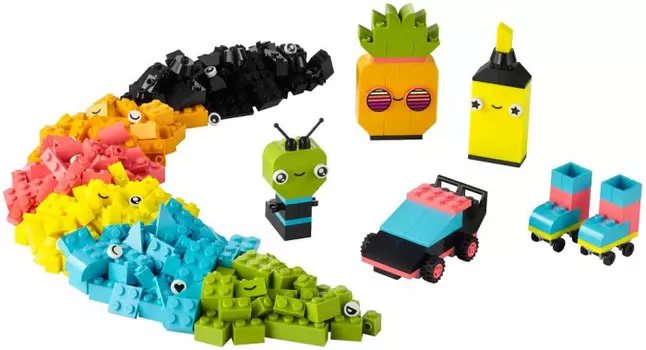 Конструктор Lego Classic Творческое неоновое веселье (333 деталей)