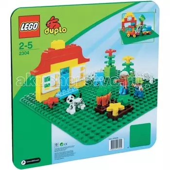 Конструктор Lego Duplo 2304 Лего Дупло Строительная пластина 38х38
