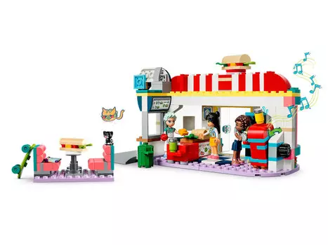 Конструктор Lego Friends Закусочная в центре Хартлейк-Сити (346 деталей)