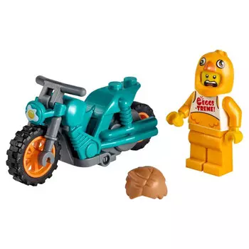 Конструктор Lego ity 60310 Лего Город Трюковый мотоцикл с цыплёнком