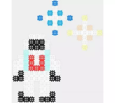 Конструктор Marioinex Вафельный микро Астронавт (150 деталей)