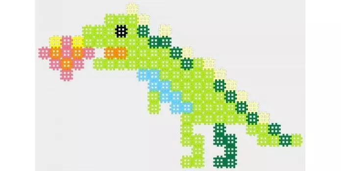 Конструктор Marioinex Вафельный микро Динозавр (150 деталей)