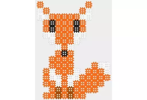 Конструктор Marioinex Вафельный микро Лиса (150 деталей)