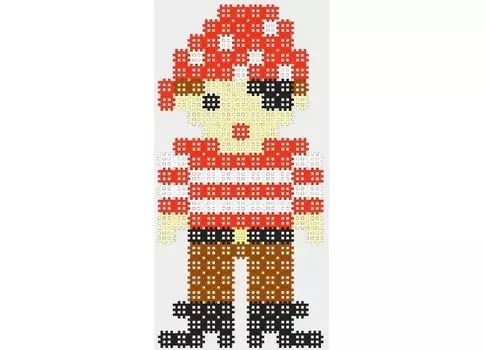 Конструктор Marioinex Вафельный микро Пират (230 деталей)