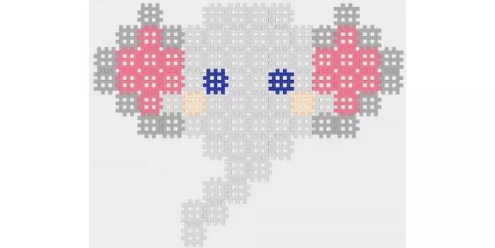 Конструктор Marioinex Вафельный микро Слон (80 деталей)