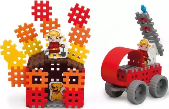 Конструктор Marioinex Вафельный мини Пожарник М