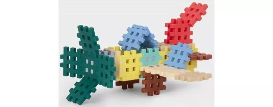 Конструктор Marioinex Вафельный мини Самолет (140 деталей)