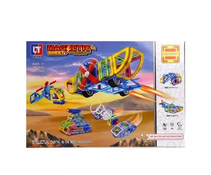 Конструктор Наша Игрушка магнитный Техника (96 деталей)