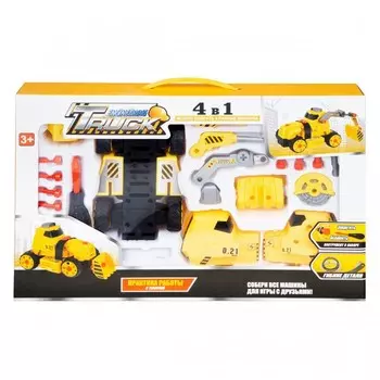 Конструктор Ningbo Union Vision Набор для сборки 4 единицы Строительной техники