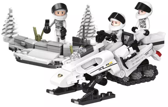 Конструктор Поделкин Снегоход (277 деталей)
