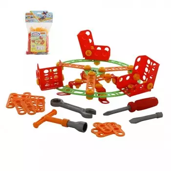 Конструктор Полесье Изобретатель Карусель №1 (101 элемент)