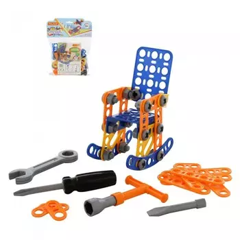 Конструктор Полесье Изобретатель Кресло-качалка №1 (58 элементов)