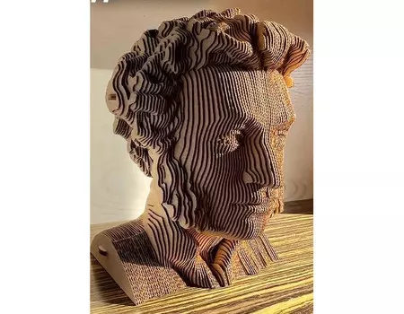 Конструктор Qbrix картонный 3D Александр Пушкин