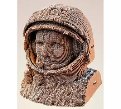 Конструктор Qbrix картонный 3D Юрий Гагарин