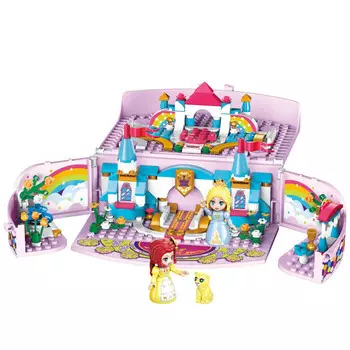 Конструктор Qman серия Princess Leah Секретная комната принцессы в шкатулке 301 деталь