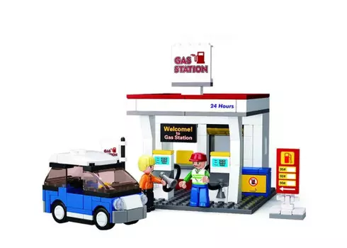 Конструктор Sluban Автозаправка 167 деталей