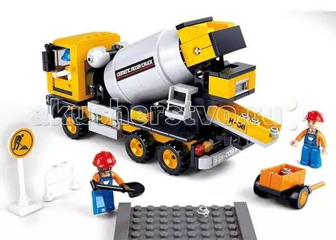 Конструктор Sluban Ферма Бетономешалка (296 деталей)