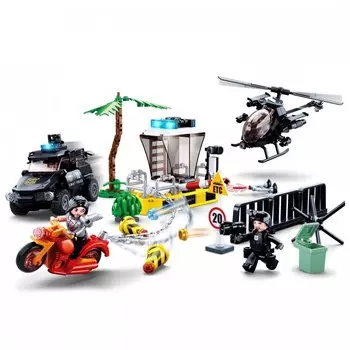 Конструктор Sluban Полицейская операция (373 деталей)