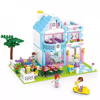 Конструктор Sluban Розовая мечта Загородная вилла (539 деталей)