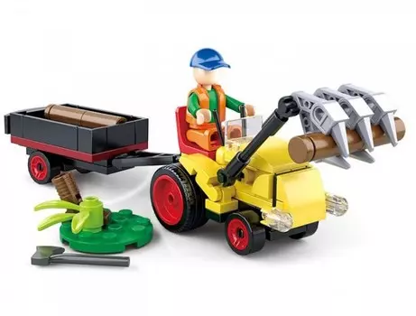 Конструктор Sluban Трактор (110 деталей)