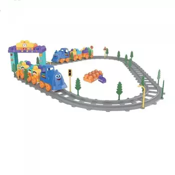 Конструктор Terides Волшебные детали Поезд 93 предмета