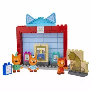 Конструктор Три кота Котята в картинной галерее (38 деталей)