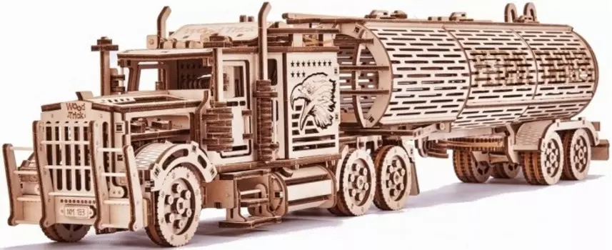 Конструктор Wood Trick механический 3D-пазл Биг Риг Цистерна
