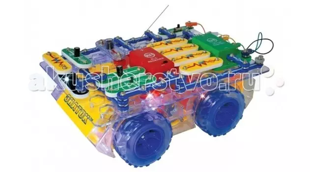 Конструктор Знаток Радиоуправляемый вездеход лидер