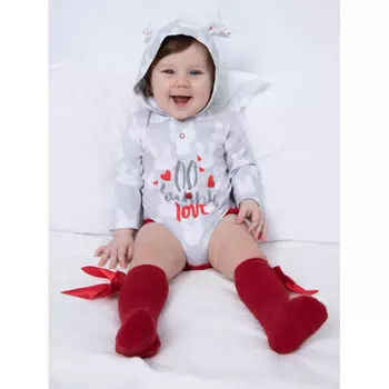 КотМарКот Боди с капюшоном Bunny Love