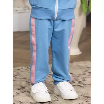 КотМарКот Брюки для девочки Спорт меланж