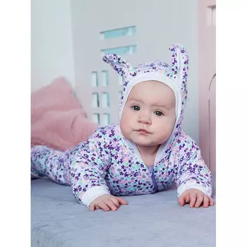 КотМарКот Комбинезон 2-слойный Цветочная феерия 6996