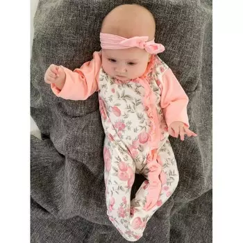 КотМарКот Комбинезон с оборкой Винтажная роза