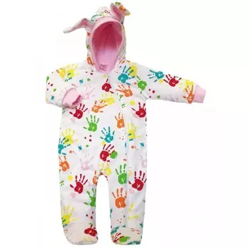 КотМарКот Комбинезон утепленный для девочки Ладошки