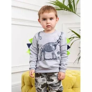 КотМарКот Свитшот для мальчика Dino