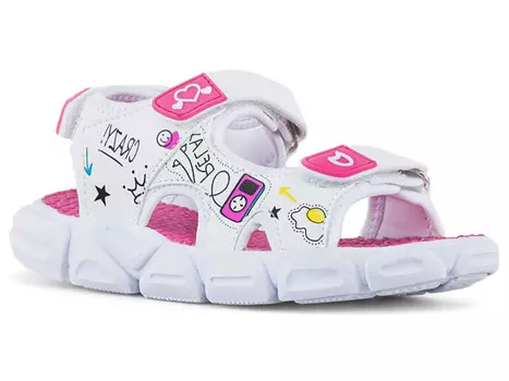 Котофей Туфли открытые для девочки 323073