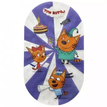 Коврик Три кота для ванны Оскар 68х38 см