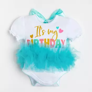 Крошка Я Боди с юбкой Birthday