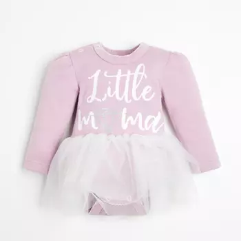 Крошка Я Боди с юбкой Little mama