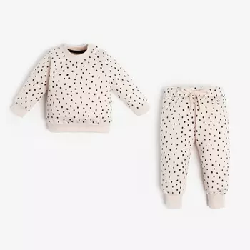 Крошка Я Комплект в горошек (джемпер и брюки)