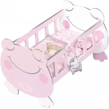 Кроватка для куклы DeCuevas с аксессуарами Мария 49.5 см